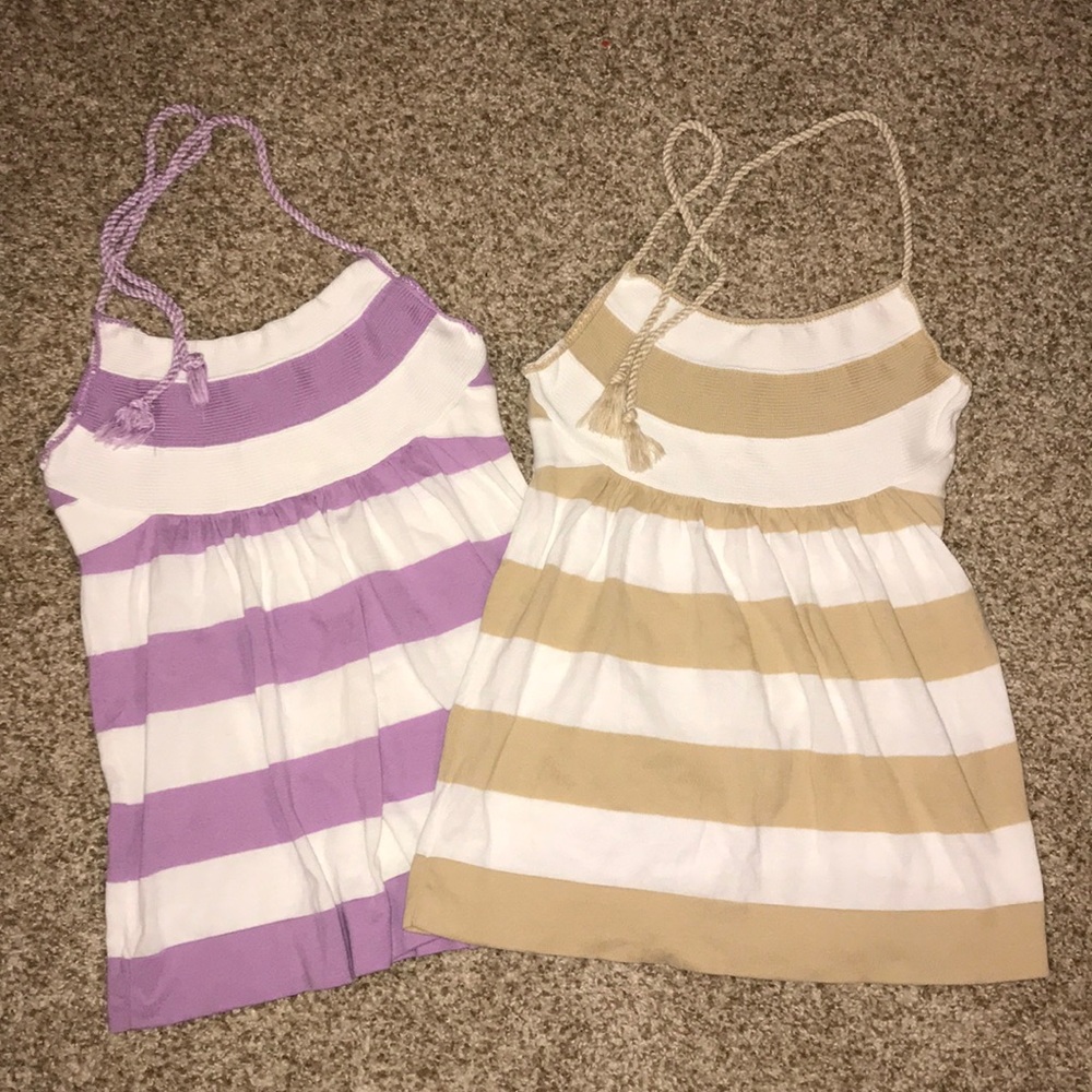 GAP Striped Halter Tops